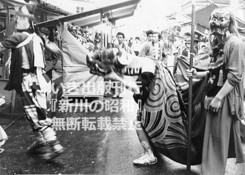 市姫神社祭礼で回れる獅子舞