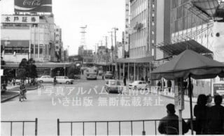 土浦駅前のタクシー乗り場から見た風景