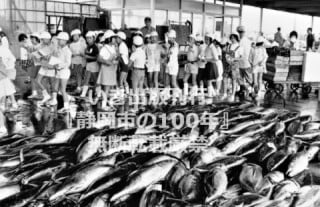 清水港の魚市場〈旧清水市・昭和51年〉