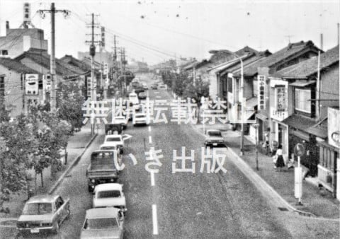木田の歩道橋から旧8号を撮影〈福井市・昭和49年〉