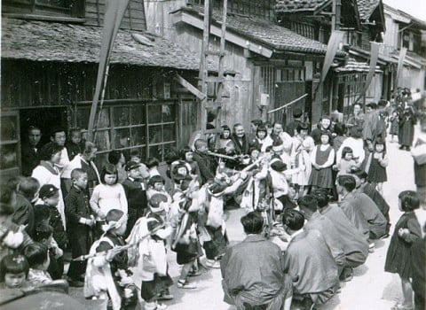 宮崎の鹿嶋神社の稚児舞