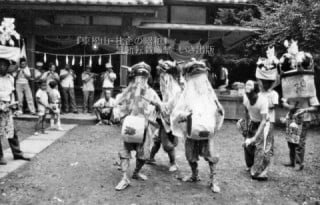 熊野神社獅子舞〈滑川町・昭和52年頃〉
